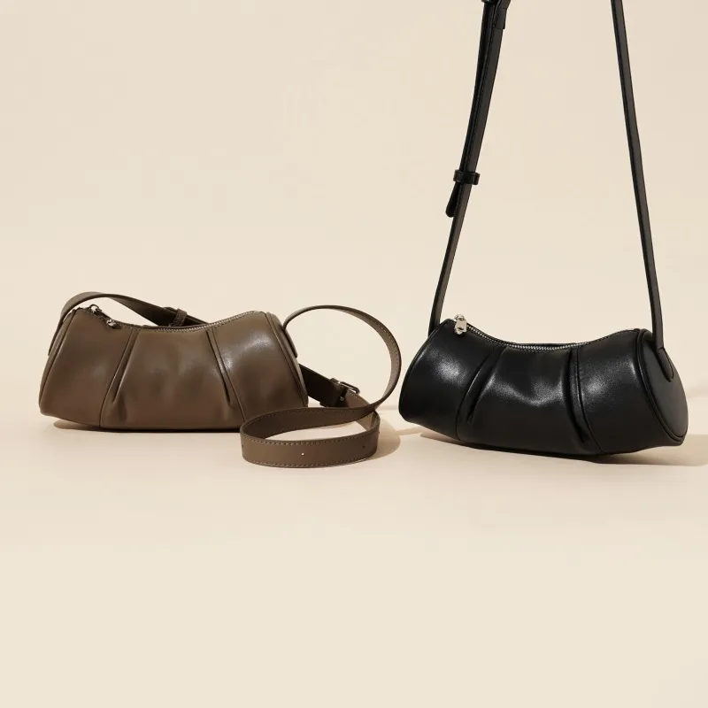 Bedste designer lakken læder skulder crossbody tasker med én rem