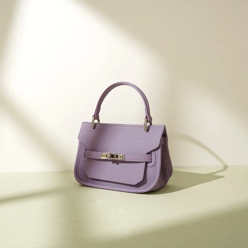 Lilla klap over crossbody taske