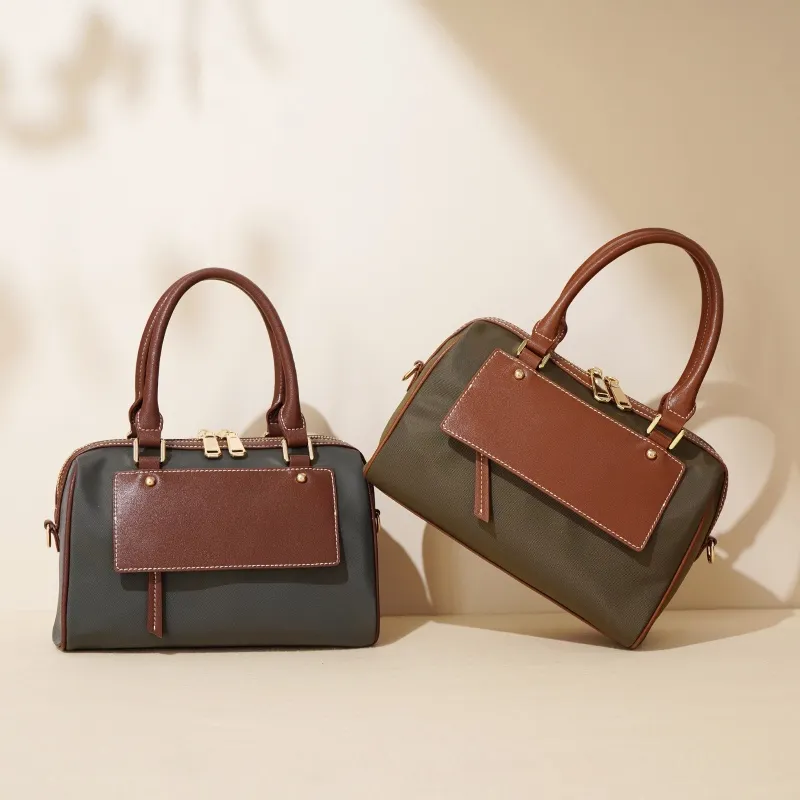 Vandtæt Commuter Mørkegrøn Crossbody Tote Bag