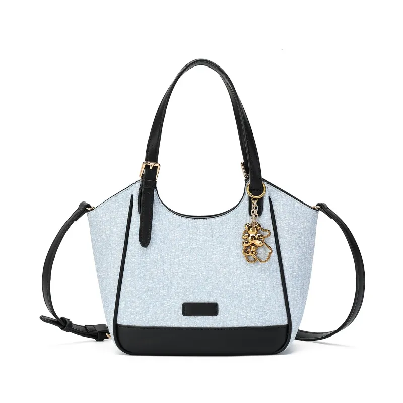 Dame håndtasker med bøtte i læder